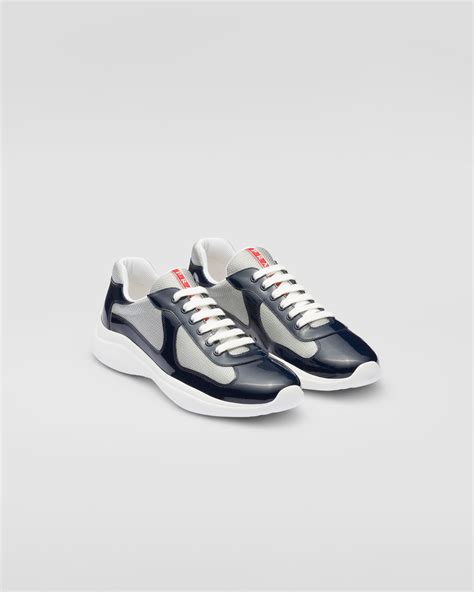 dark blue prada sneakers|royal blue Prada sneakers.